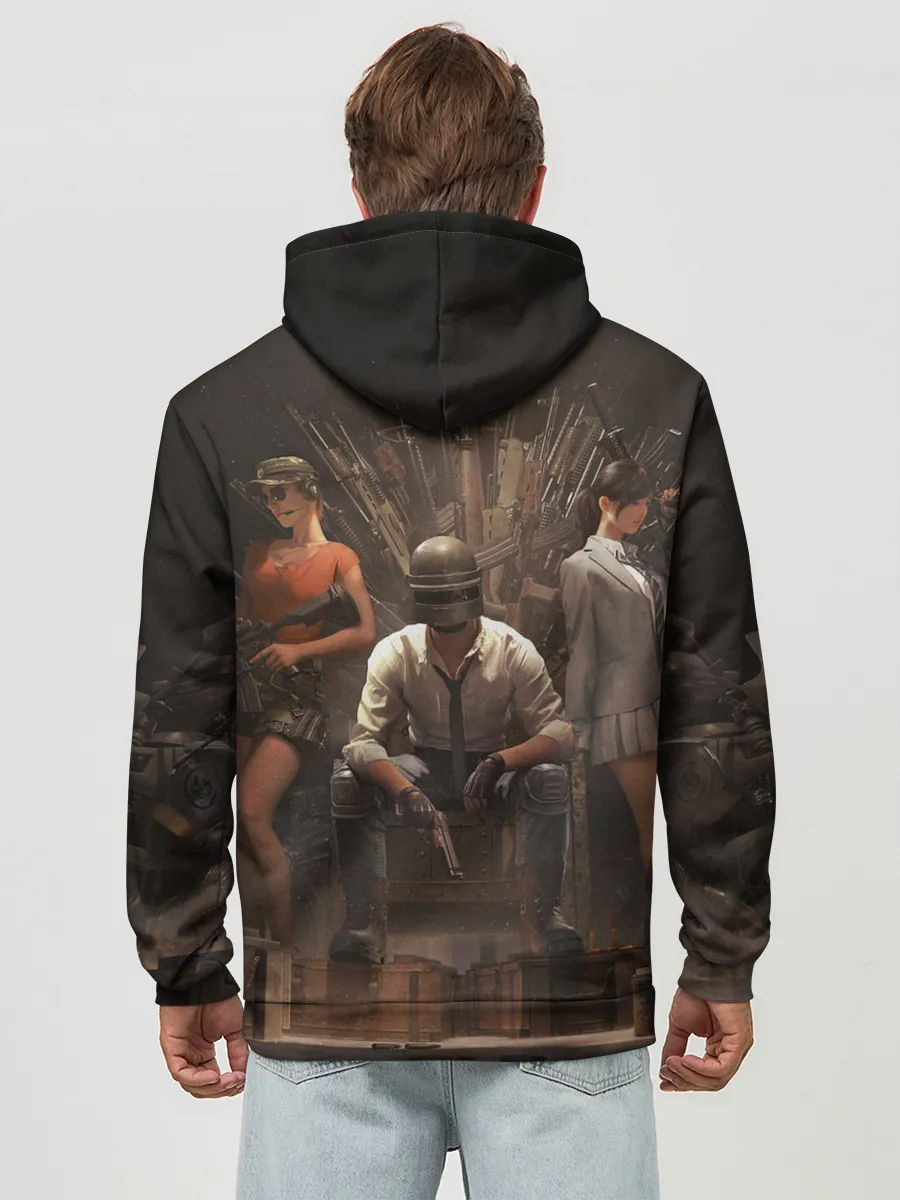 Худи мужской база хлопок / Pubg