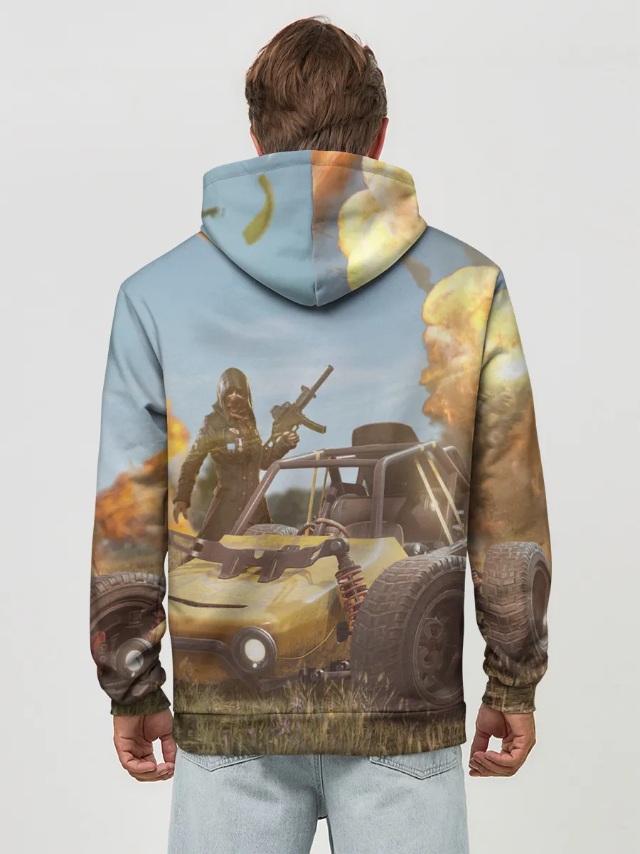 Худи мужской база хлопок / Pubg Mobile