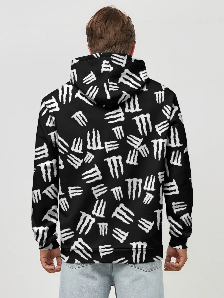 Худи мужской база хлопок / MONSTER ENERGY