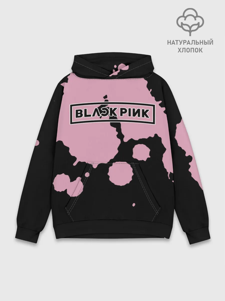 Худи мужской база хлопок / BlackPink
