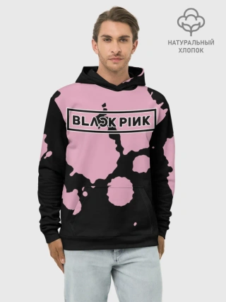 Худи мужской база хлопок / BlackPink