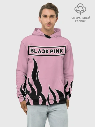 Худи мужской база хлопок / BlackPink