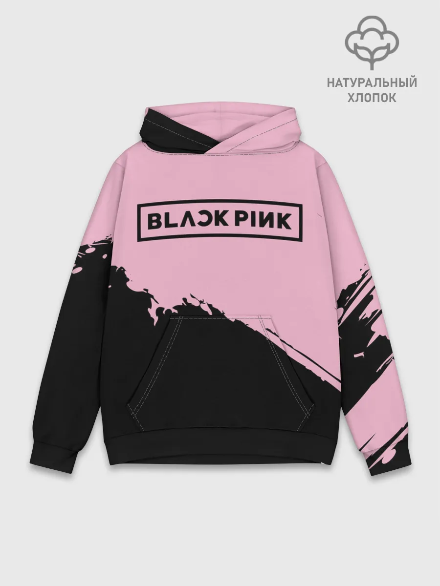 Худи мужской база хлопок / BlackPink