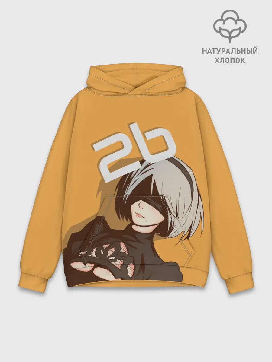 Худи мужской база хлопок / 2b