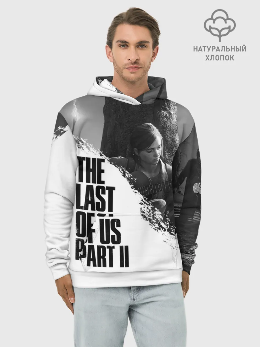 Худи мужской база хлопок / ОДНИ ИЗ НАС 2 ЭЛЛИ