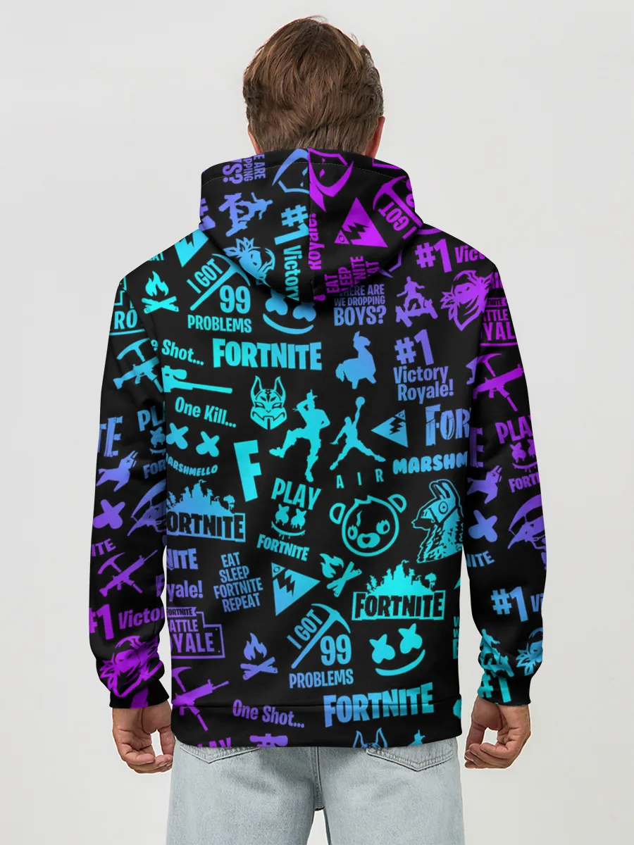 Худи мужской база хлопок / FORTNITE