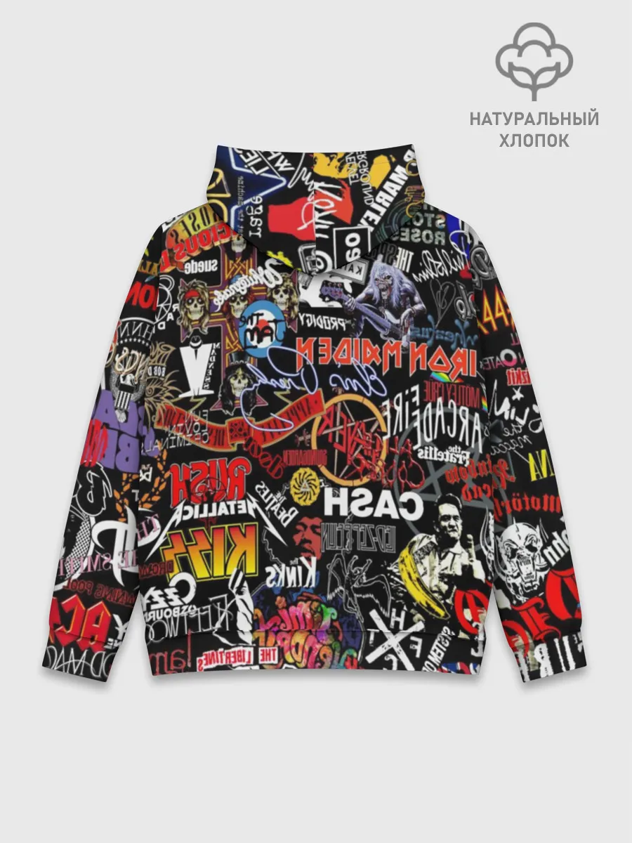 Худи мужской база хлопок / Rock | Логотипы