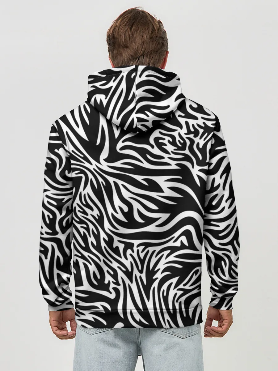 Худи мужской база хлопок / Мудрая Панда