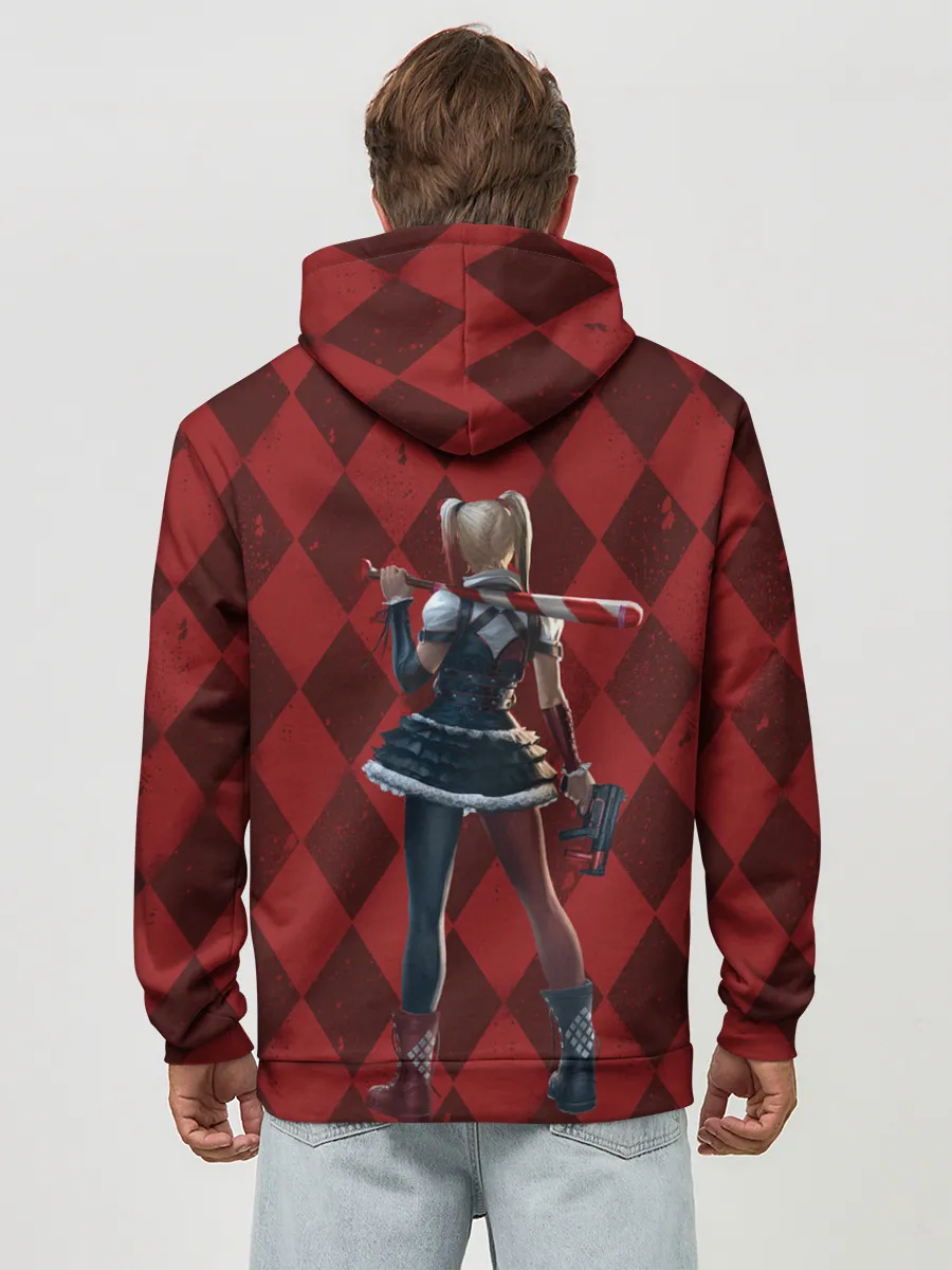 Худи мужской база хлопок / Harley Quinn