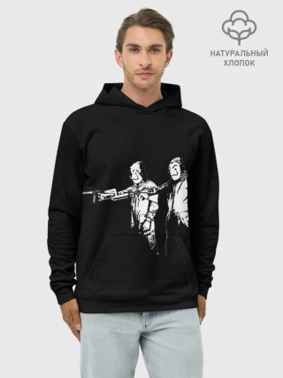 Худи мужской база хлопок / Бумажный Дом