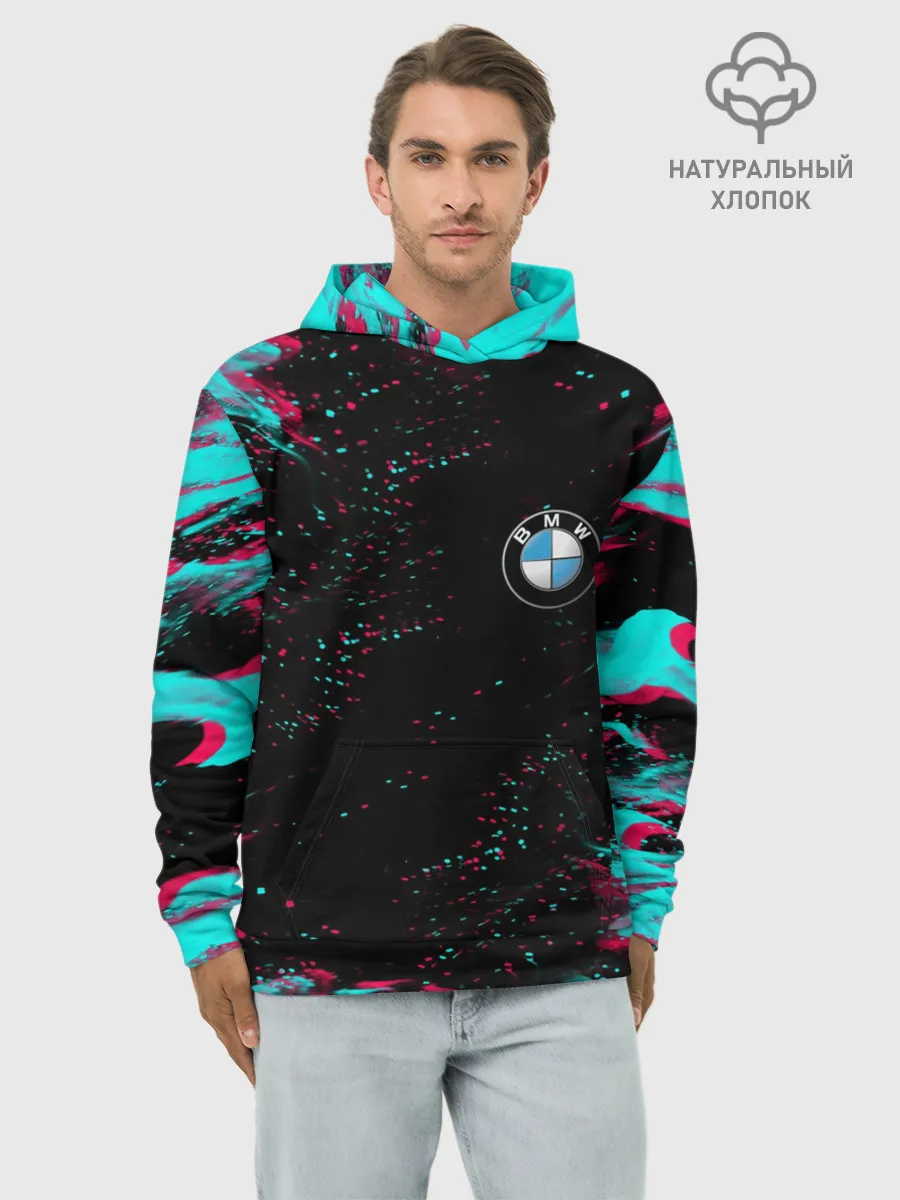 Худи мужской база хлопок / BMW