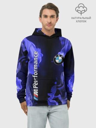 Худи мужской база хлопок / BMW