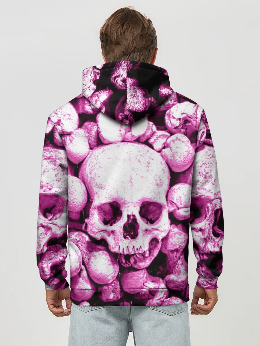 Худи мужской база хлопок / череп