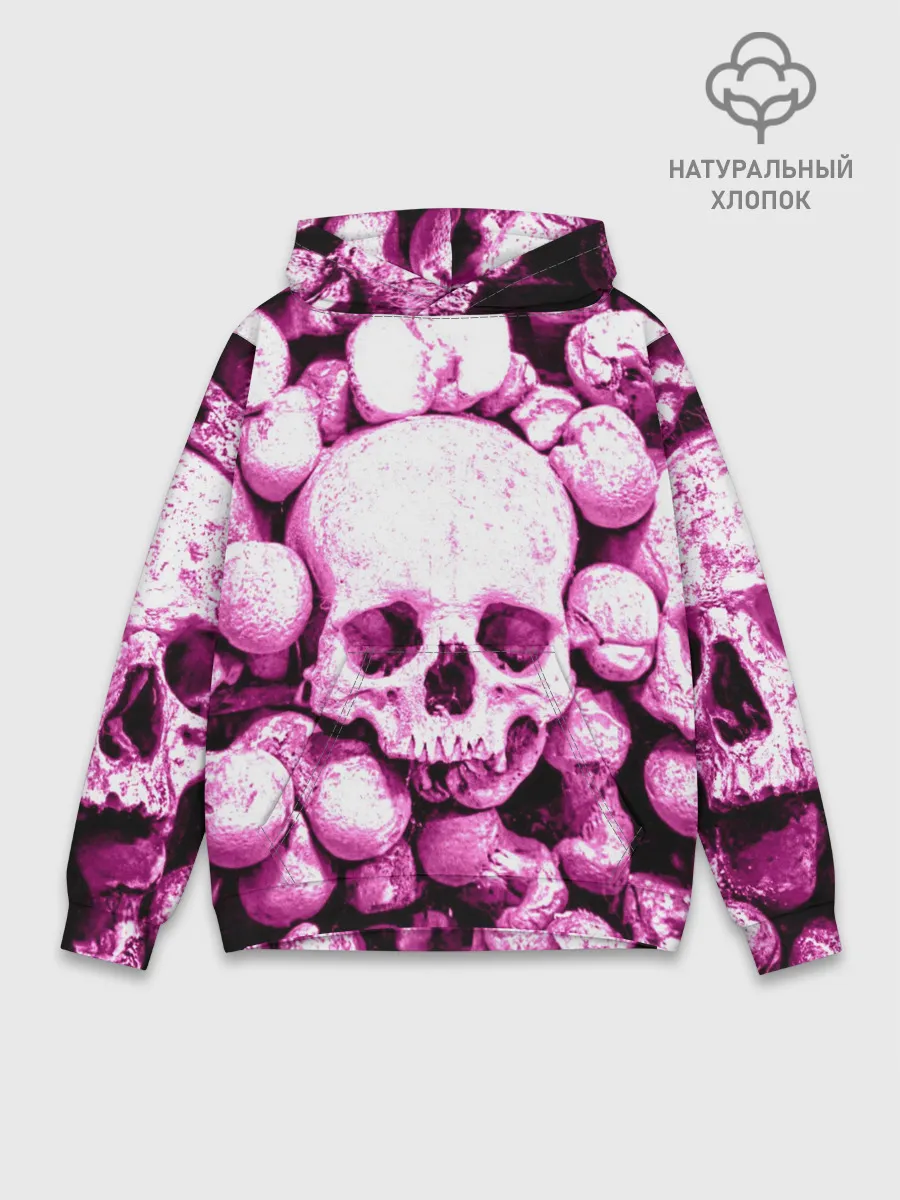 Худи мужской база хлопок / череп