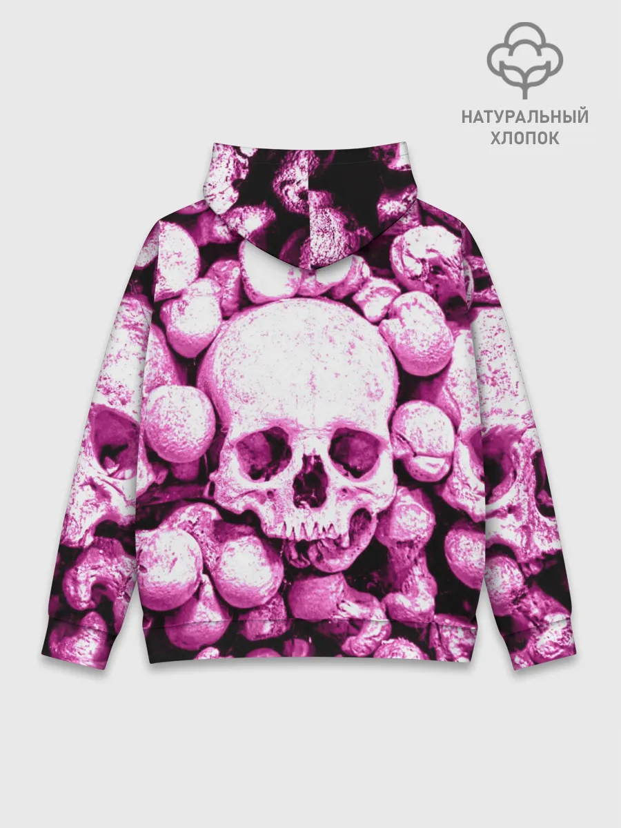Худи мужской база хлопок / череп