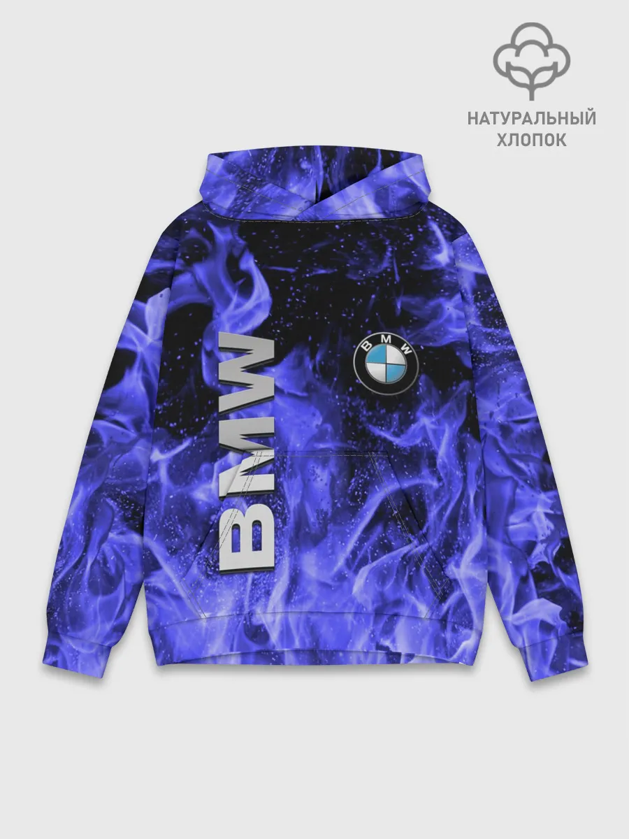 Худи мужской база хлопок / BMW