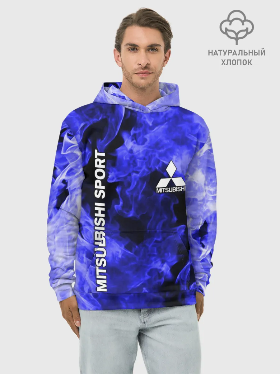 Худи мужской база хлопок / MITSUBISHI