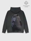 Худи мужской база хлопок / Kumamon прикрылся
