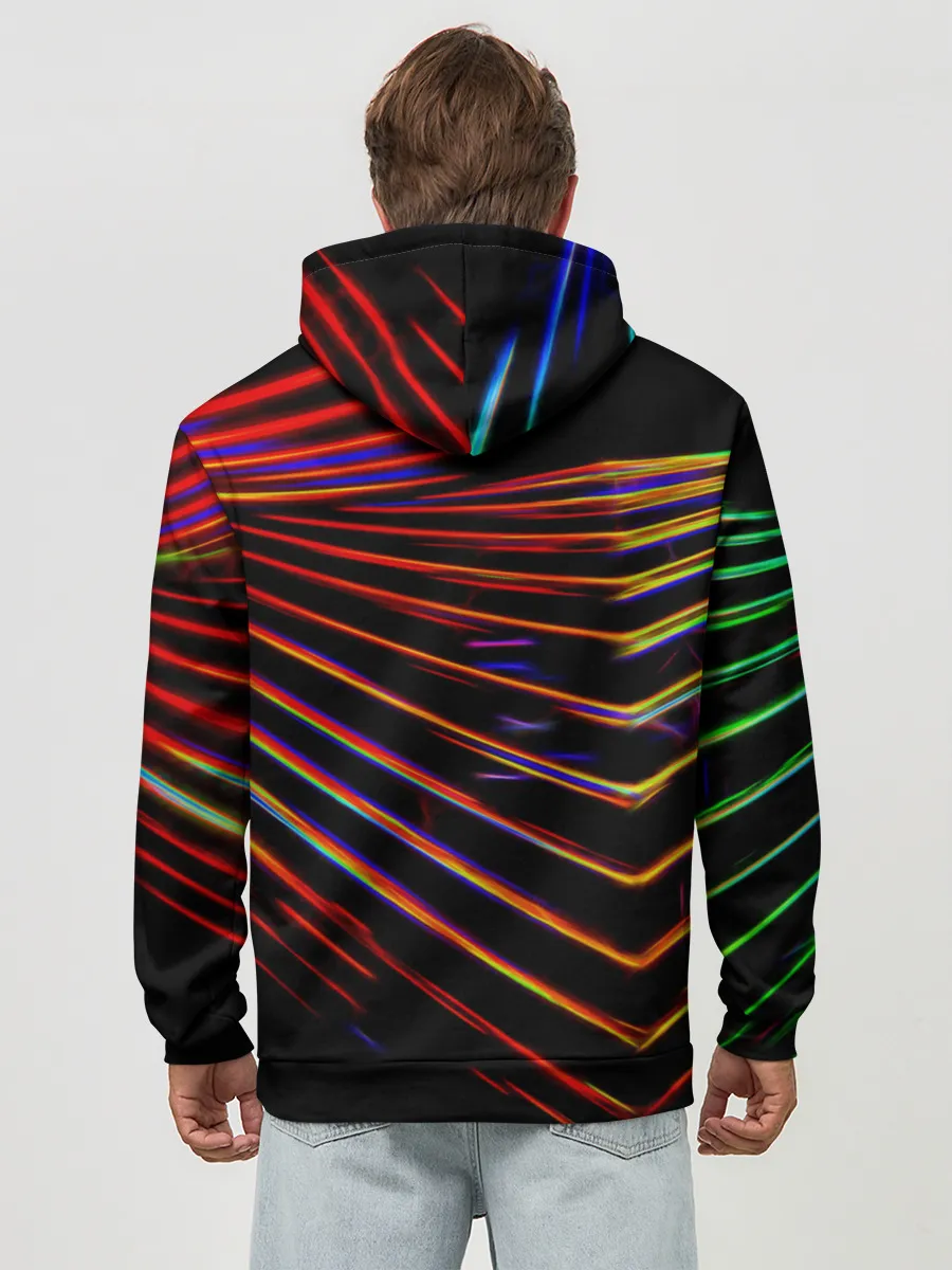 Худи мужской база хлопок / STRIPES COLOR