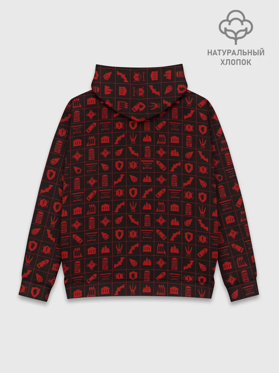 Худи мужской база хлопок / Batman: Arkham Knight