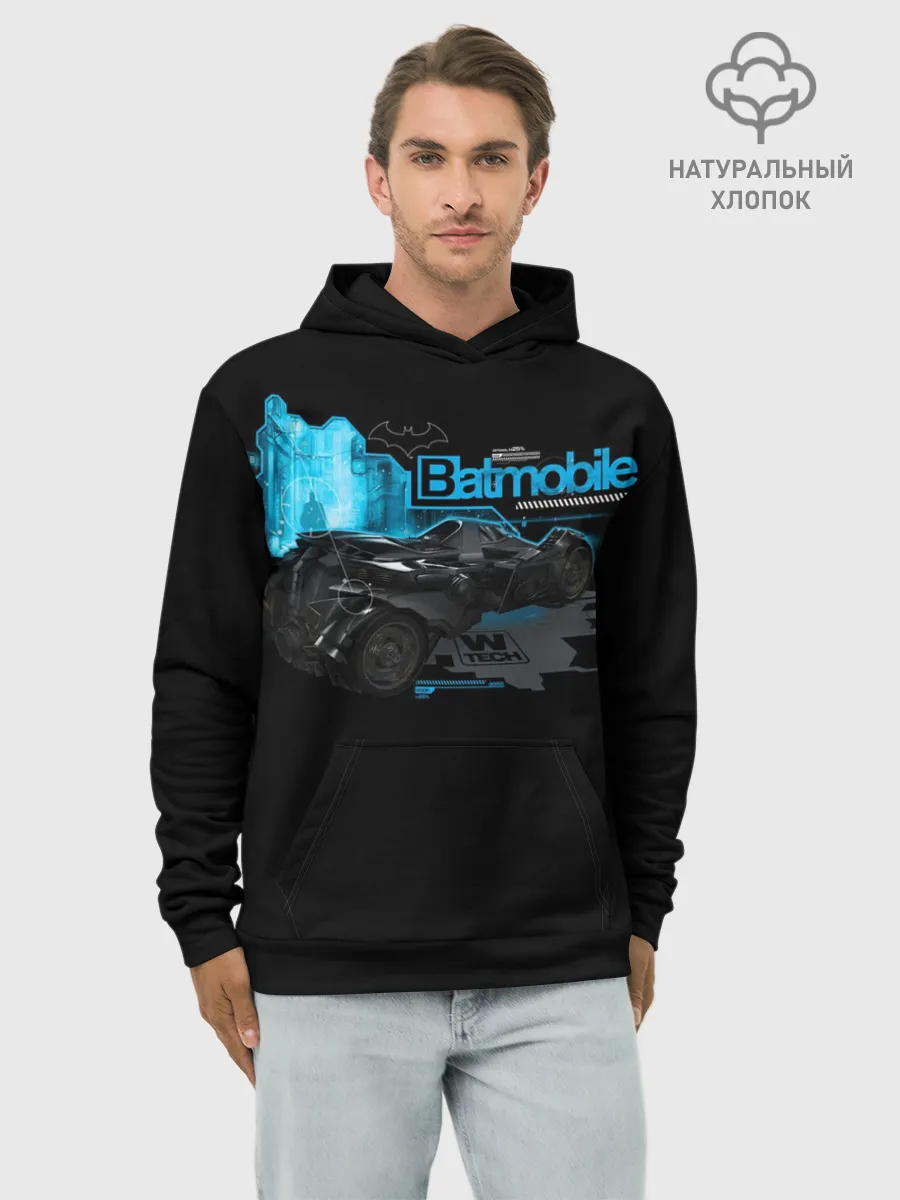 Худи мужской база хлопок / Batmobile