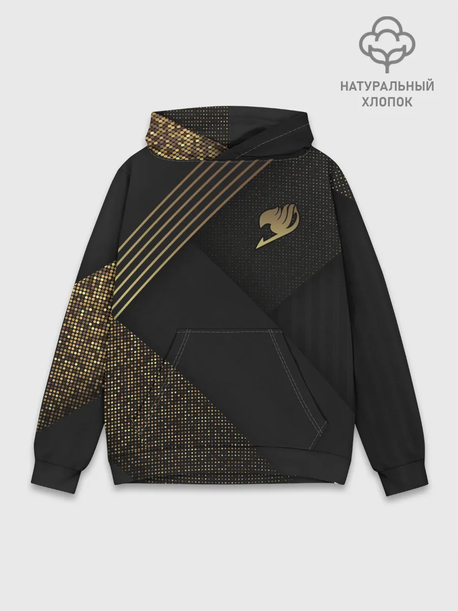 Худи мужской база хлопок / Хвост Феи геометрия