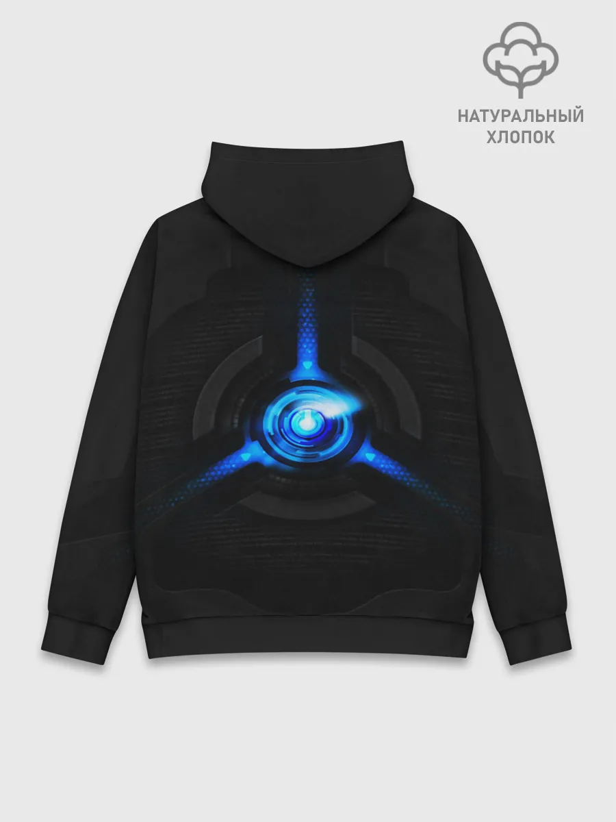 Худи мужской база хлопок / ЖЕЛЕЗНЫЙ ЧЕЛОВЕК