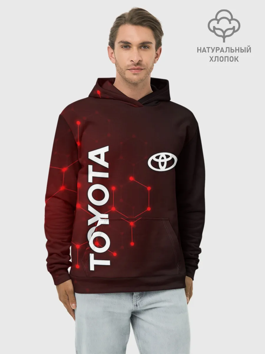 Худи мужской база хлопок / TOYOTA