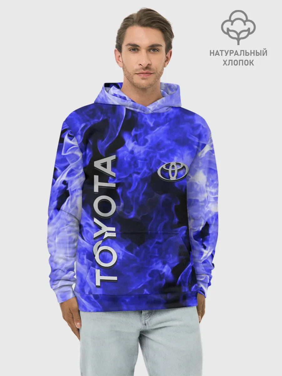 Худи мужской база хлопок / TOYOTA