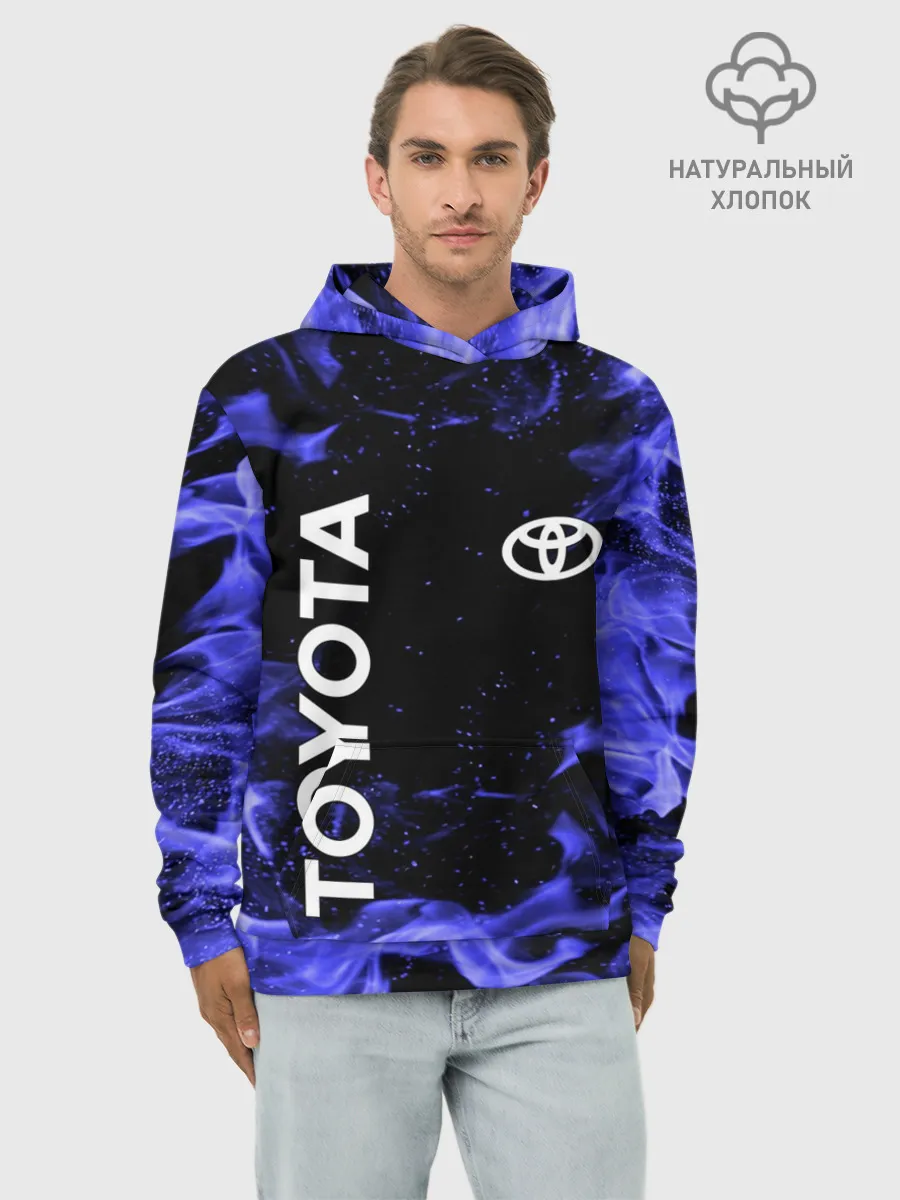 Худи мужской база хлопок / TOYOTA