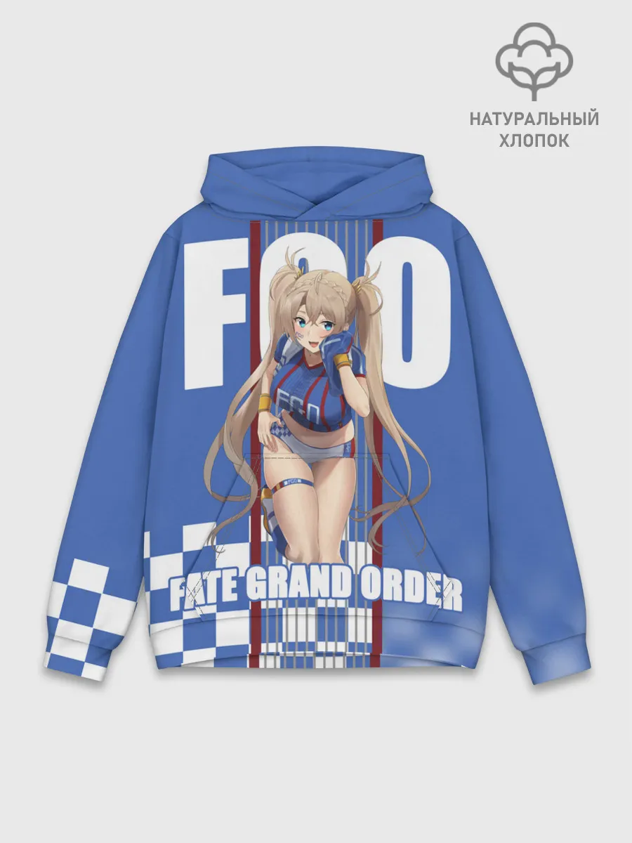 Худи мужской база хлопок / Fate