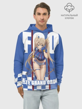 Худи мужской база хлопок / Fate