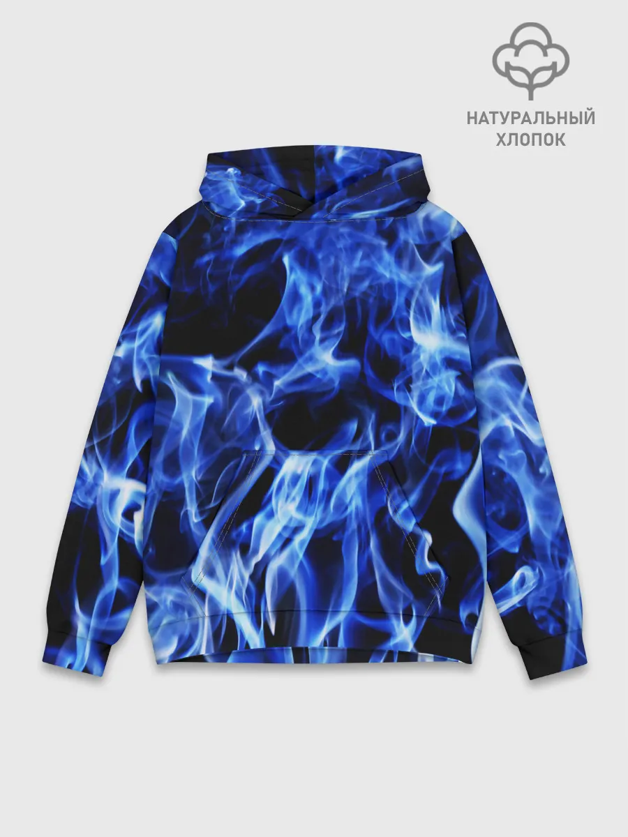 Худи мужской база хлопок / ДЫМ