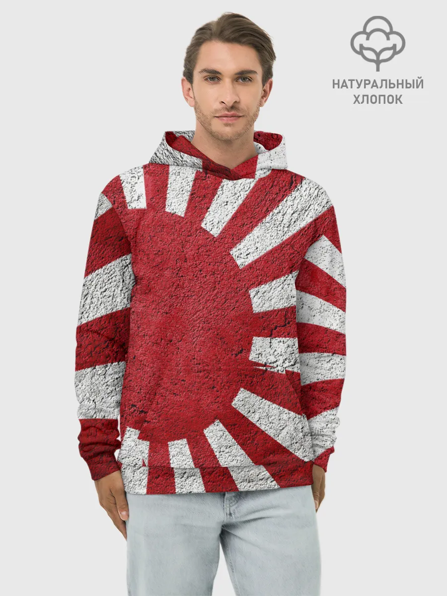 Худи мужской база хлопок / ЯПОНИЯ ГРАНЖ