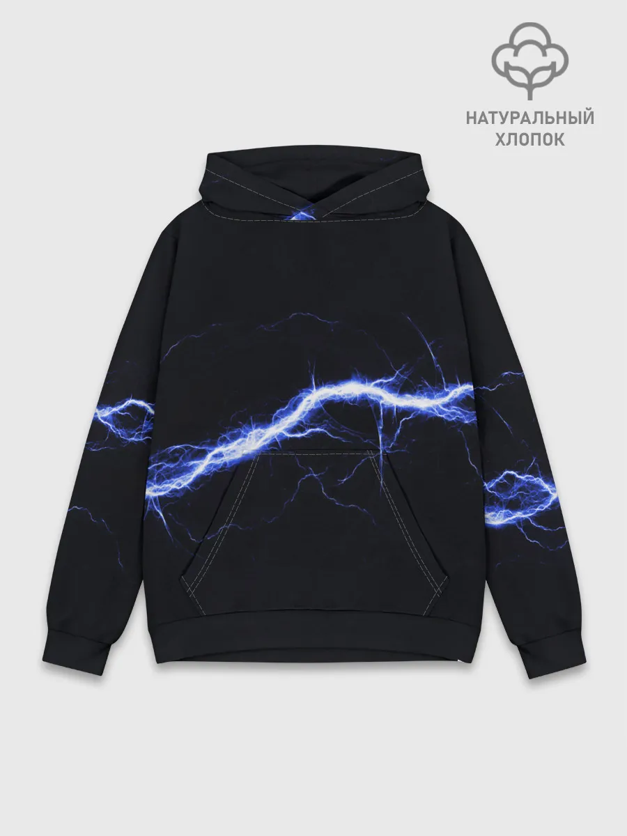 Худи мужской база хлопок / СТИХИЯ