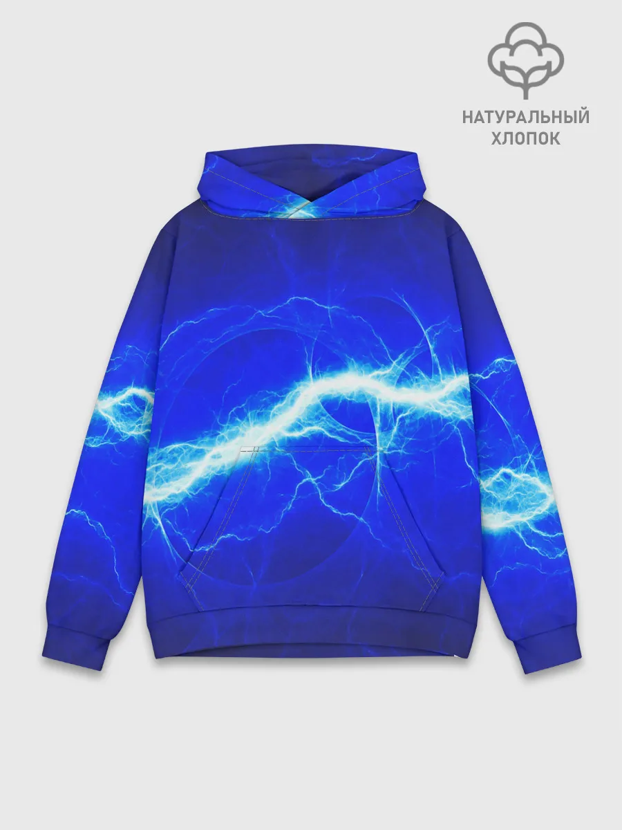 Худи мужской база хлопок / ELECTRIX