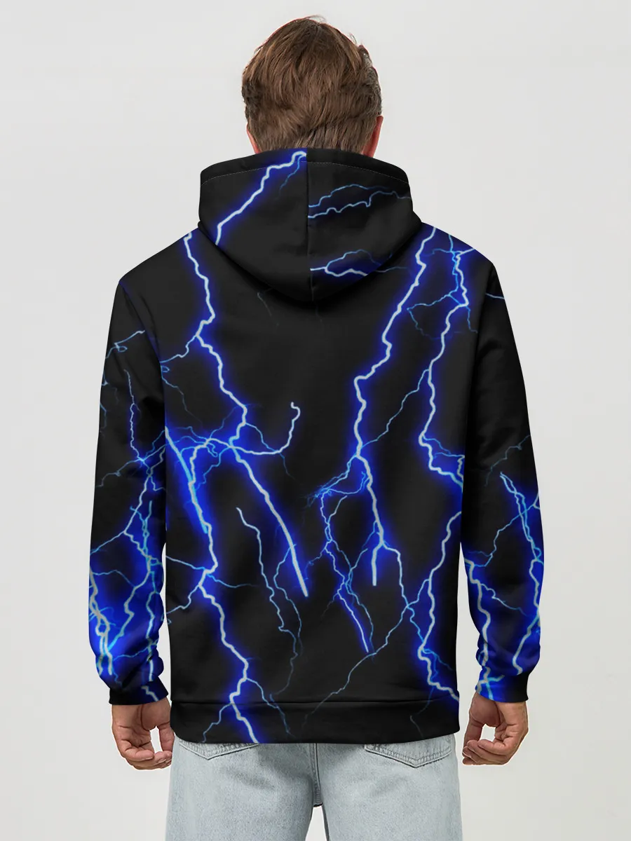 Худи мужской база хлопок / МОЛНИИ