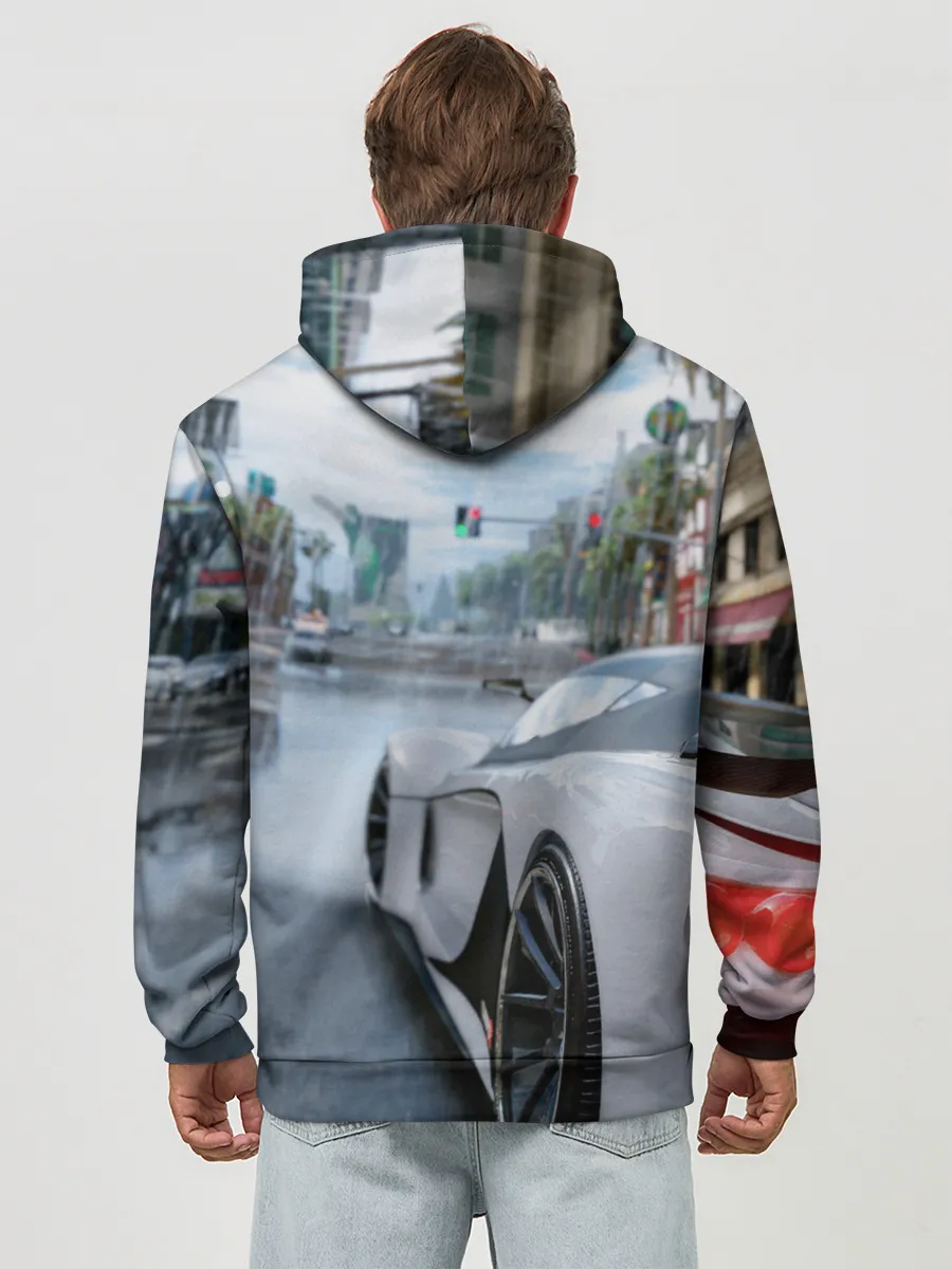 Худи мужской база хлопок / Vice city