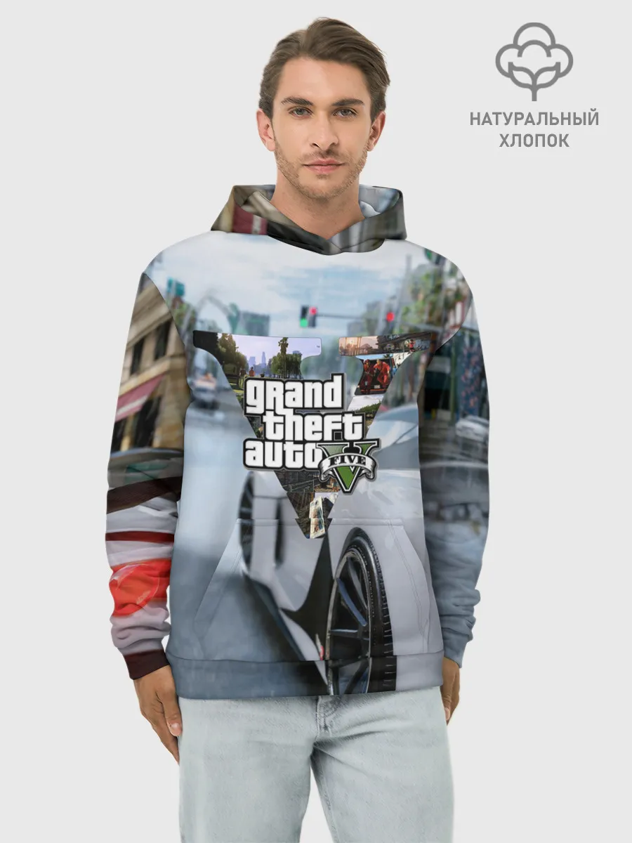 Худи мужской база хлопок / GTA