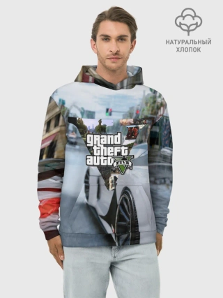 Худи мужской база хлопок / GTA