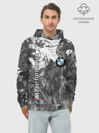 Худи мужской база хлопок / BMW