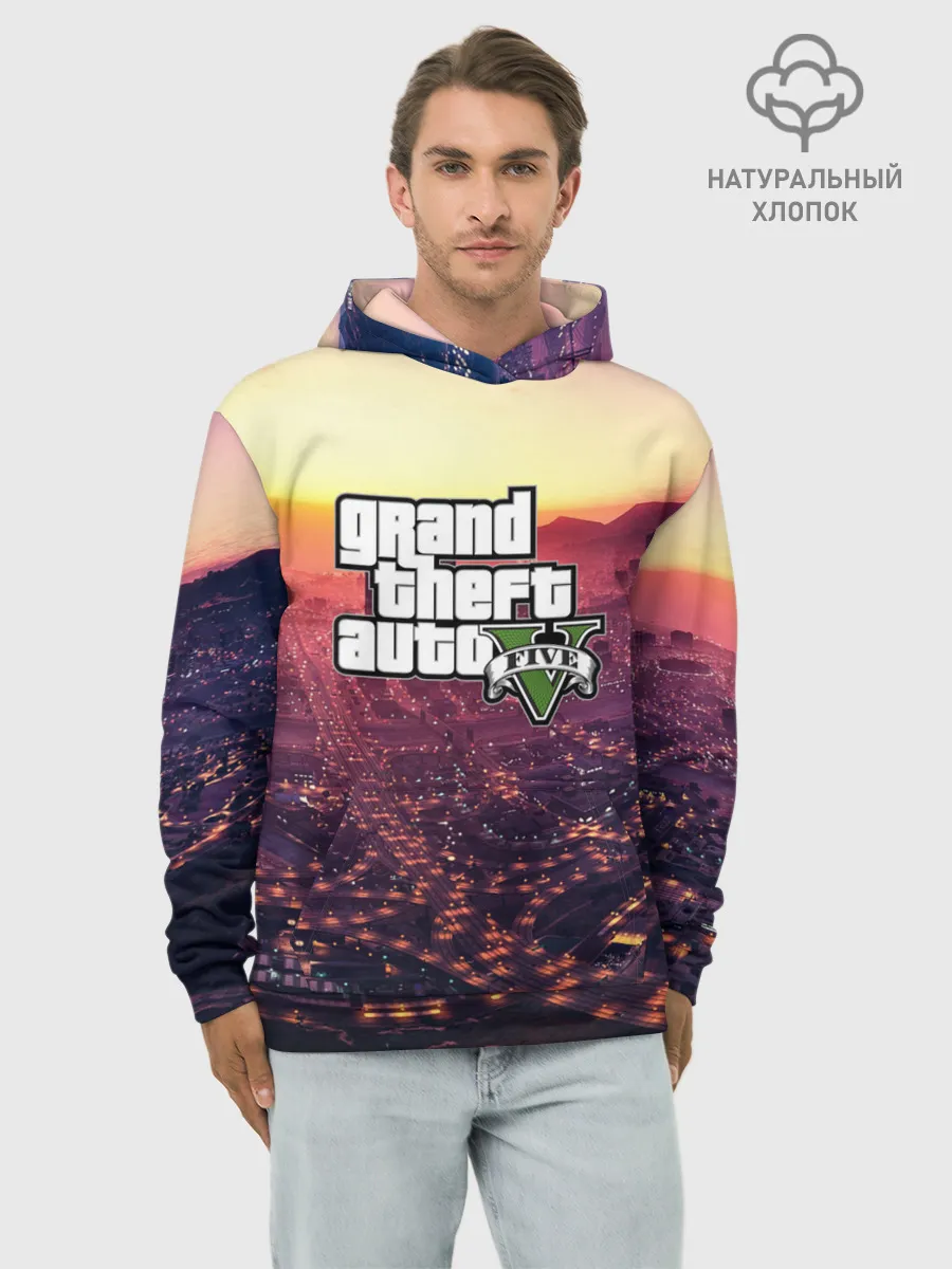 Худи мужской база хлопок / Gta V Five