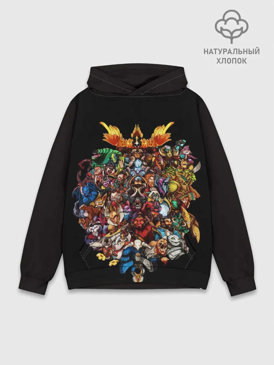 Худи мужской база хлопок / Все герои | Dota 2