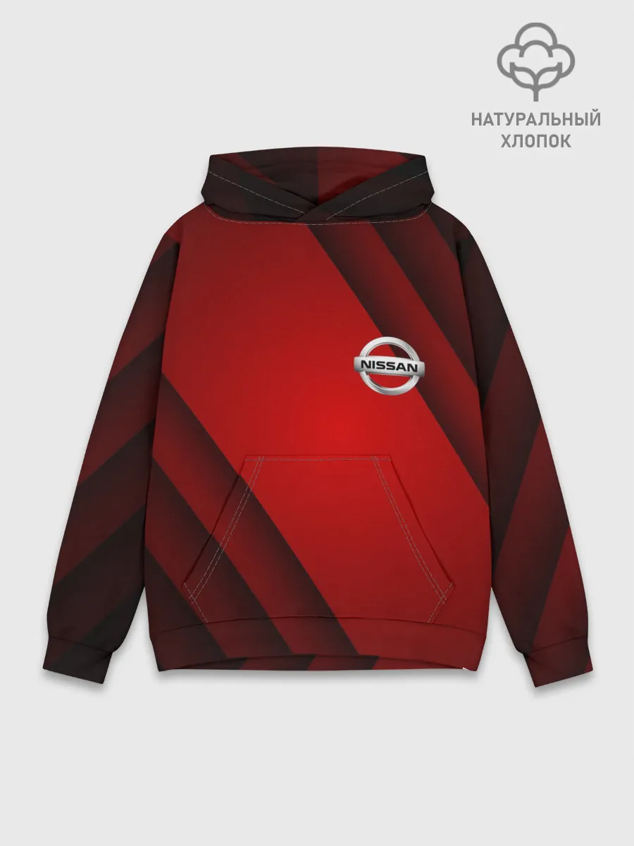 Худи мужской база хлопок / NISSAN