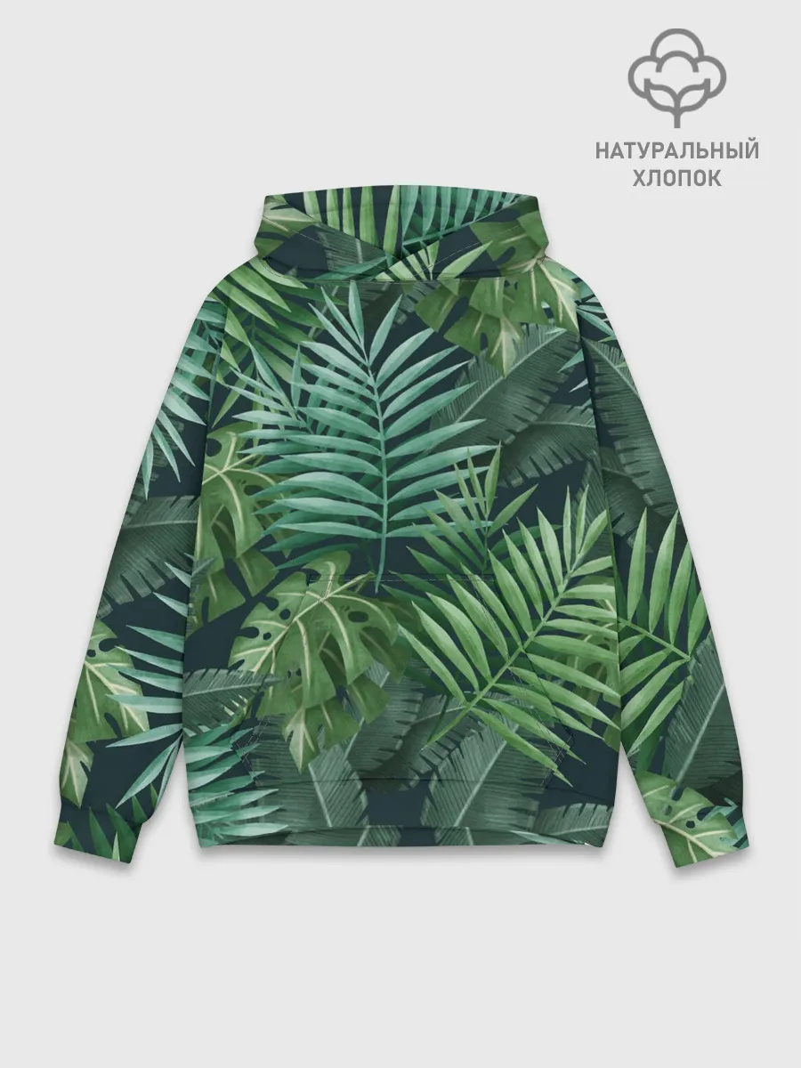 Худи мужской база хлопок / Тропики
