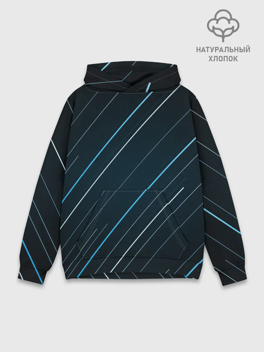 Худи мужской база хлопок / Абстракция