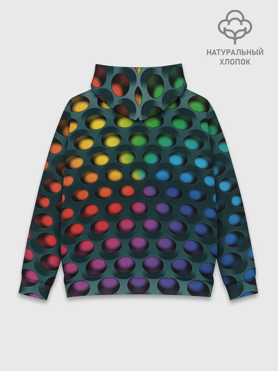 Худи мужской база хлопок / 3Д спектр