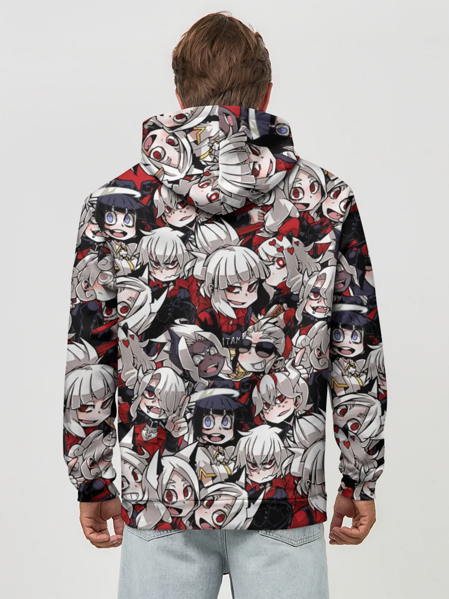 Худи мужской база хлопок / Helltaker