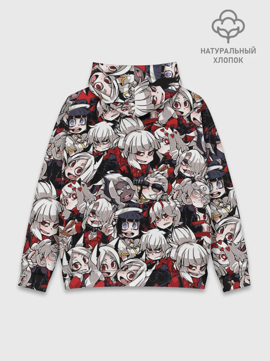 Худи мужской база хлопок / Helltaker