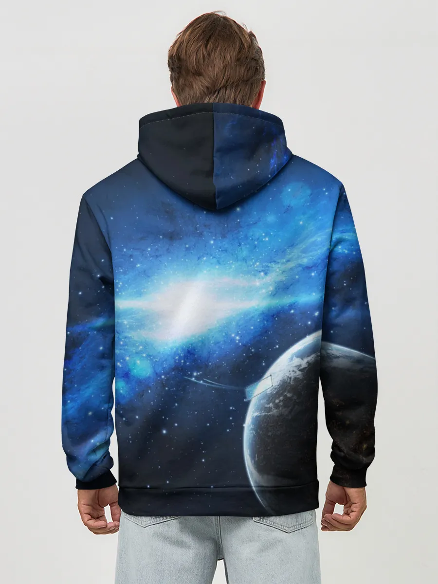 Худи мужской база хлопок / Космос